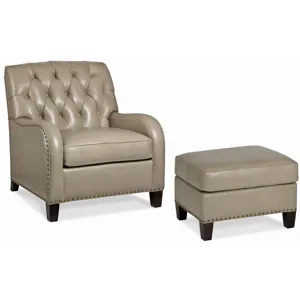 Point Tufted Back Chair
