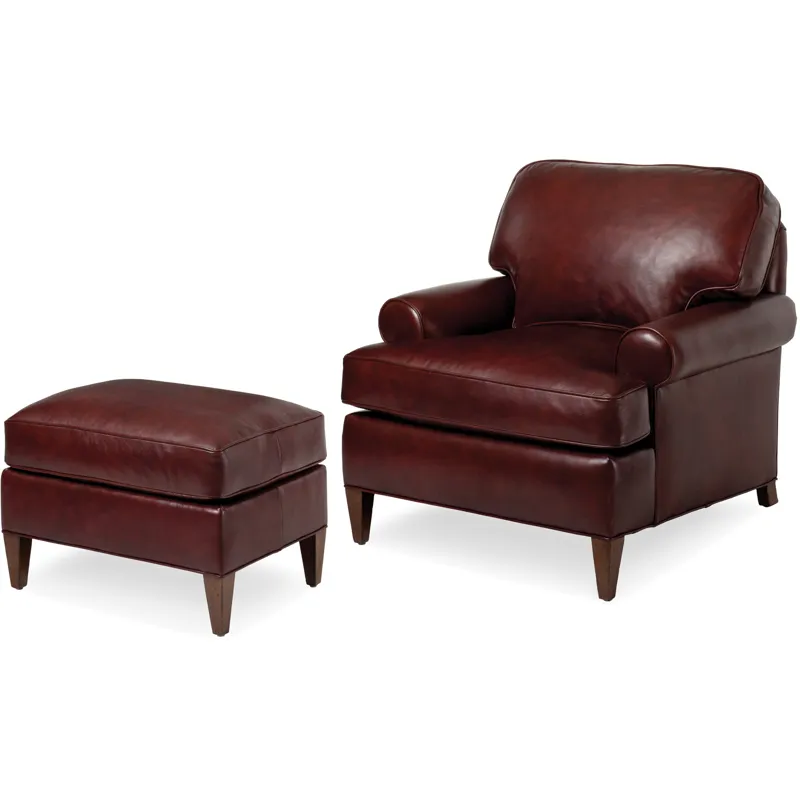 4270-NC&nbsp;Garden Chair & Ottoman with Reserve Leg