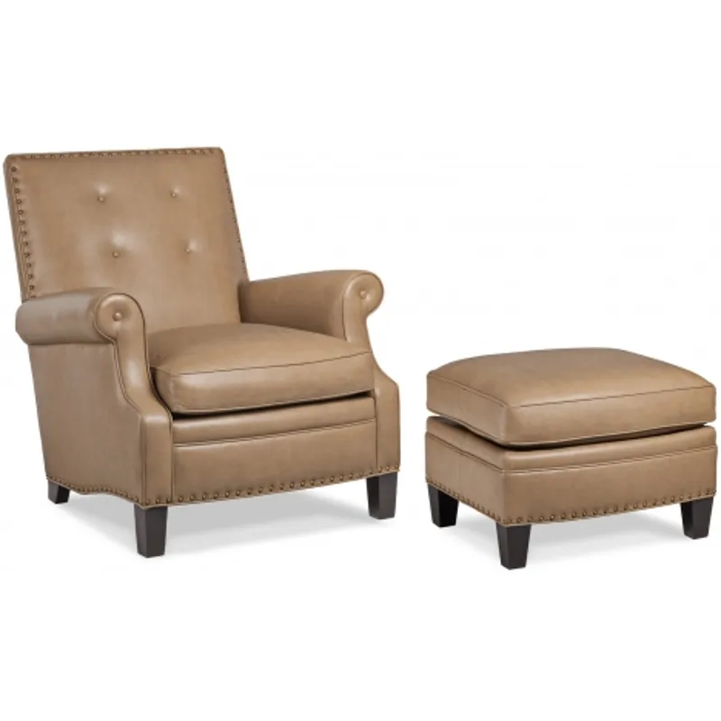 5958-1&nbsp;Founders Chair & Ottoman