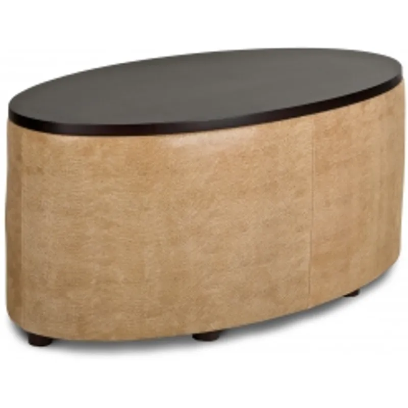 5429-W&nbsp;Engage Large Ottoman w/ Wooden Top
