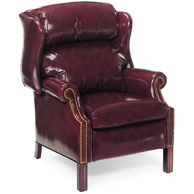 1021Woodbridge Chippendale Wing Chair Recliner