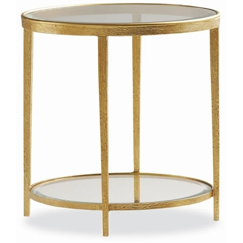 Jinx Brass Side Table