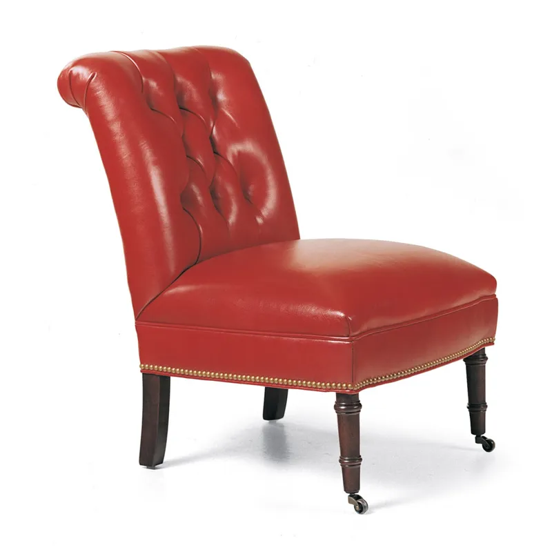 4163Slipper Tufted Chair