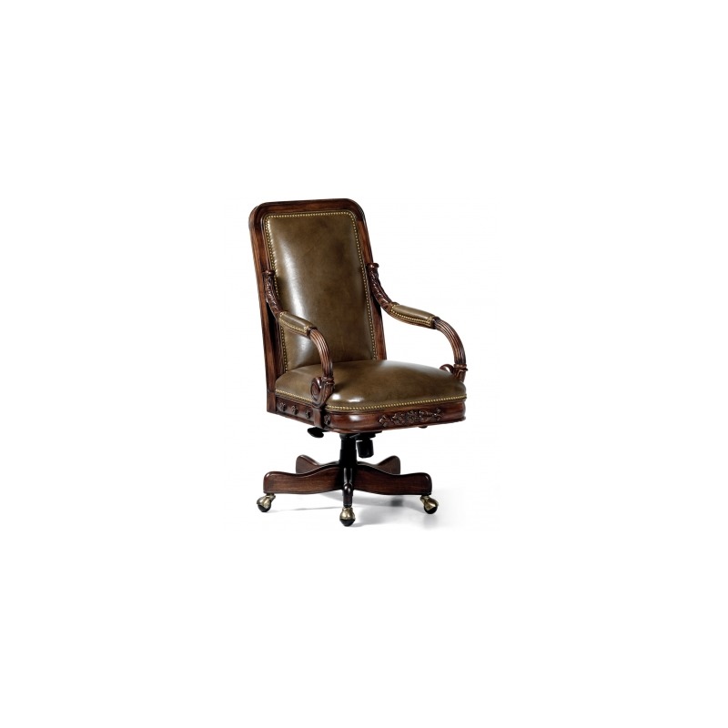 Walton Swivel Tilt Chair 4355STPL by Hancock & Moore at Gladhill Furniture