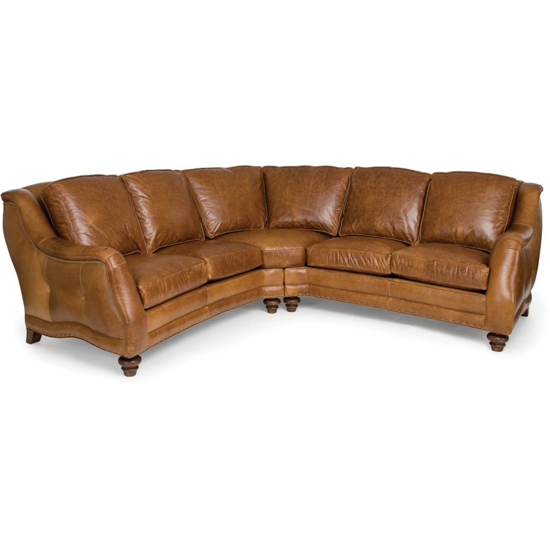 Sundance Loveseat Sectional 4718LAQ by Hancock & Moore at Gladhill