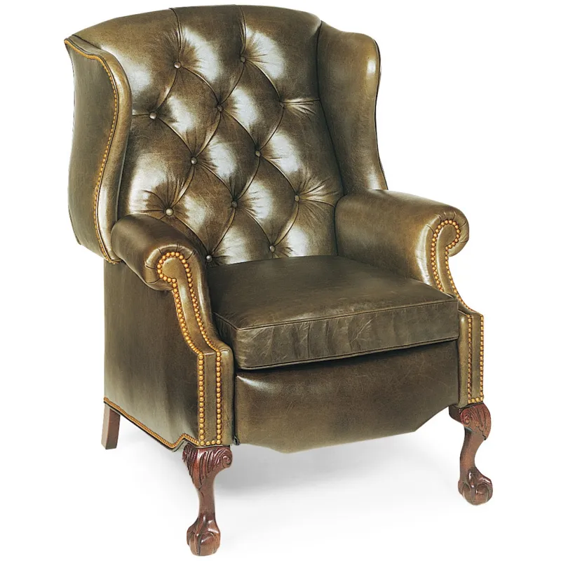 1013Sterling Tufted Wing Chair Recliner