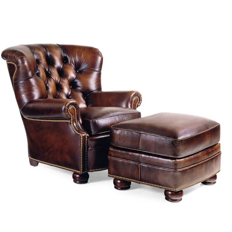 1786/1785Wallace Tufted Chair & Ottoman