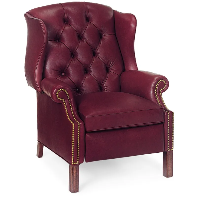 1011Browning Tufted Wing Chair Recliner