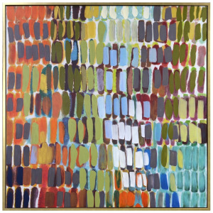 Coloration II Framed Canvas Art