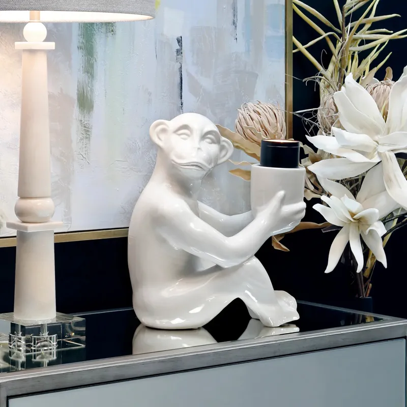 Jane Chimp Candle Holder 