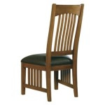 Arts & Crafts Side Chair with Leather Seat