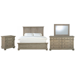 Wellington Estates 4 PC Panel Bedroom Set - Queen