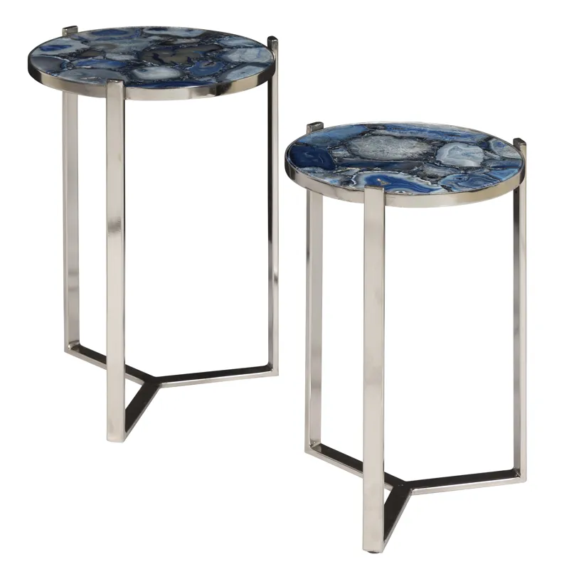 Blue Agate Nesting Tables