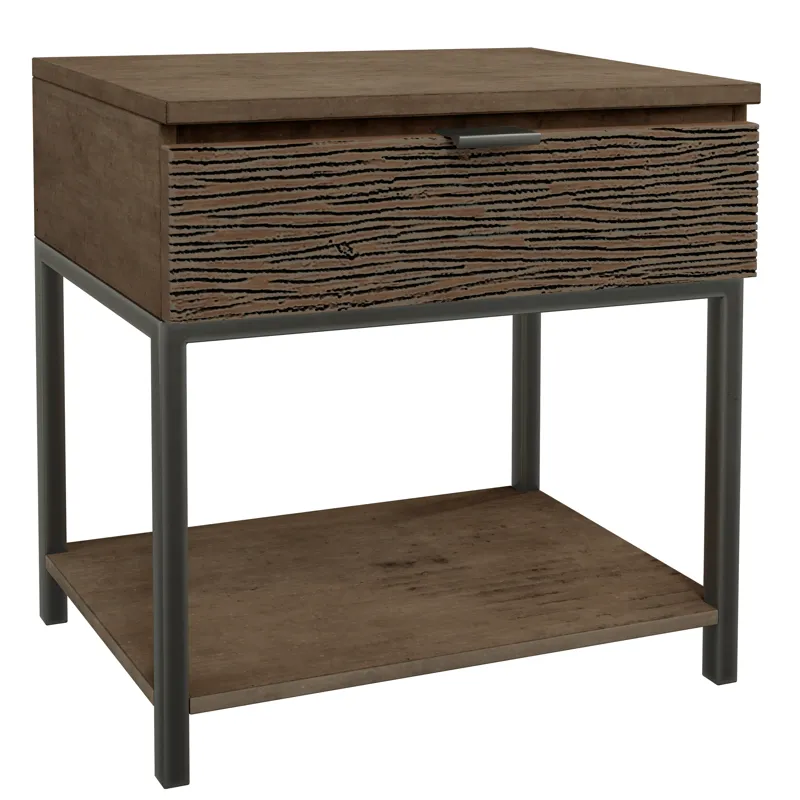 Organic Living Single Drawer Nightstand