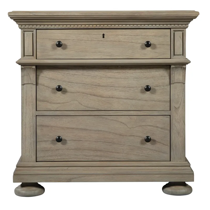 Wellington Estates Three Drawer Nightstand