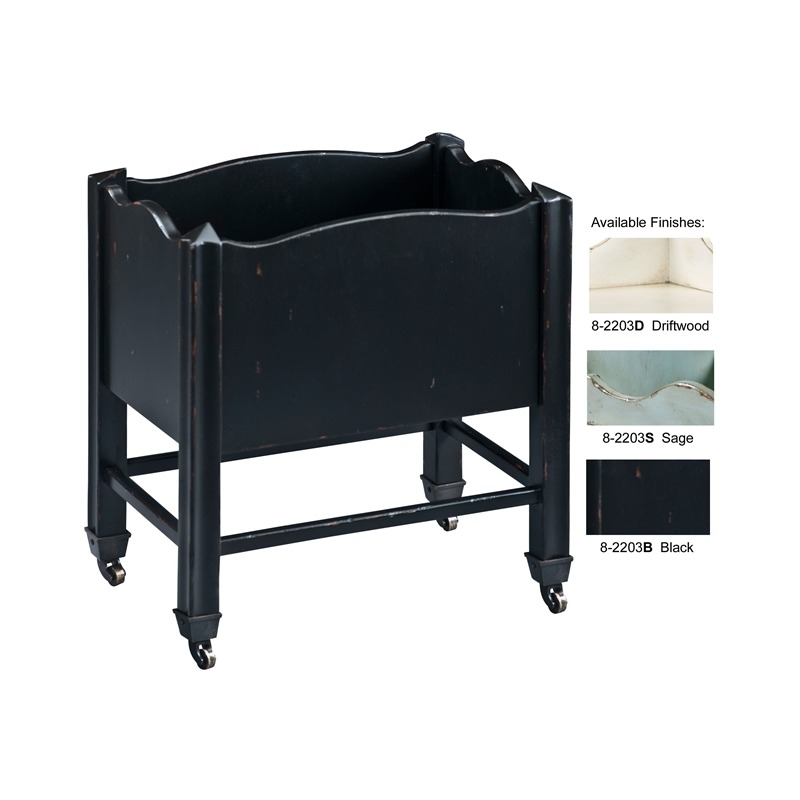 8-2203B Black Book Cart