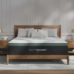 Helix Twilight Luxe Mattress w/ GlacioTex Cooling Cover &amp; ErgoAlign Layer