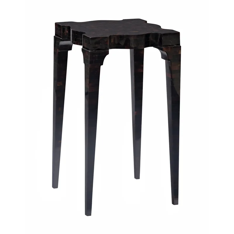Marie Spot Table - Brown Pen Shell