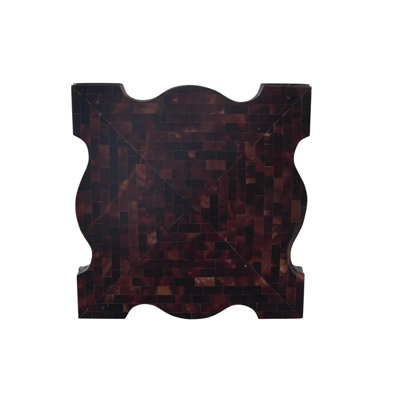 Marie Spot Table - Brown Pen Shell