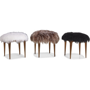 Leather Ottoman