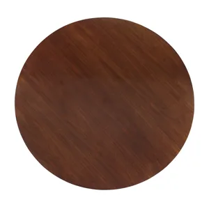 60" Rd Walnut Thick Top