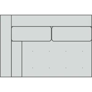 Left Arm Loveseat
