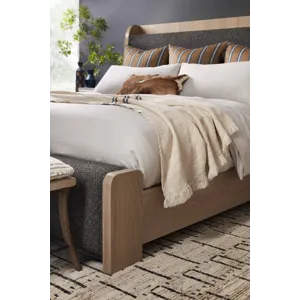 Leather King Bed