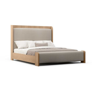 Leather King Bed