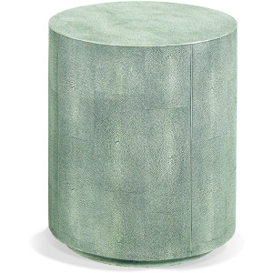 Faux Shagreen Drink Stand