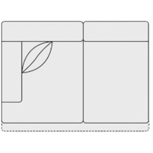 Left Arm Loveseat