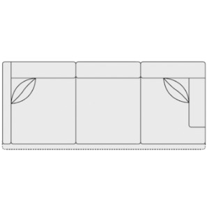 Right Arm Corner Sofa