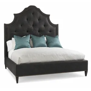 Leather 94" Arch King Bed