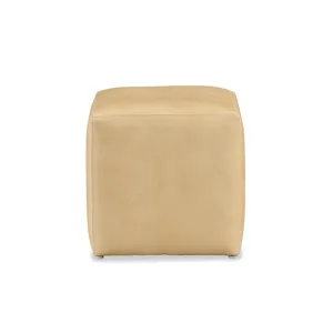 Leather Cocktail Ottoman