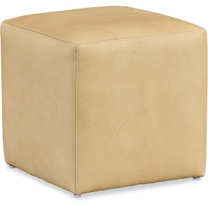 Leather Cocktail Ottoman