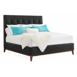 Leather Queen Bed