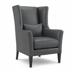 Leather Wing Chair