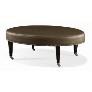 Leather Storage Ottoman