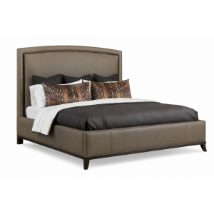 Leather King Bed