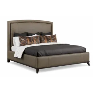 Leather King Bed