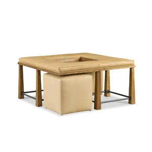 Leather Cocktail Table