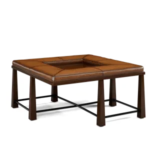 Leather Cocktail Table