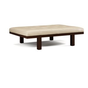 Leather Cocktail Table Ottoman