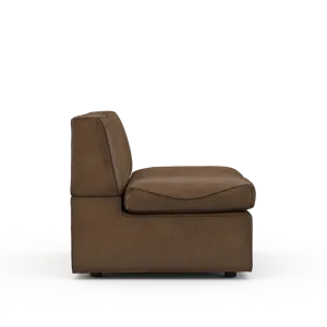 Leather Armless Chair