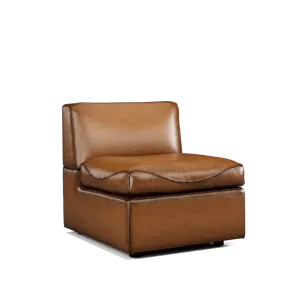 Leather Armless Chair