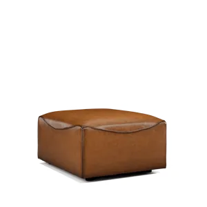 Leather Ottoman