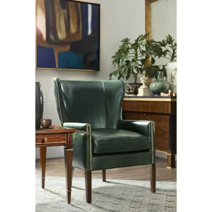 Leather Wing Chair