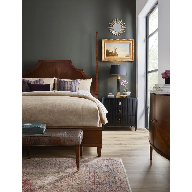 Wood King Bed