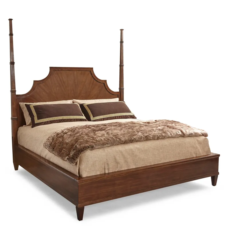Wood King Bed