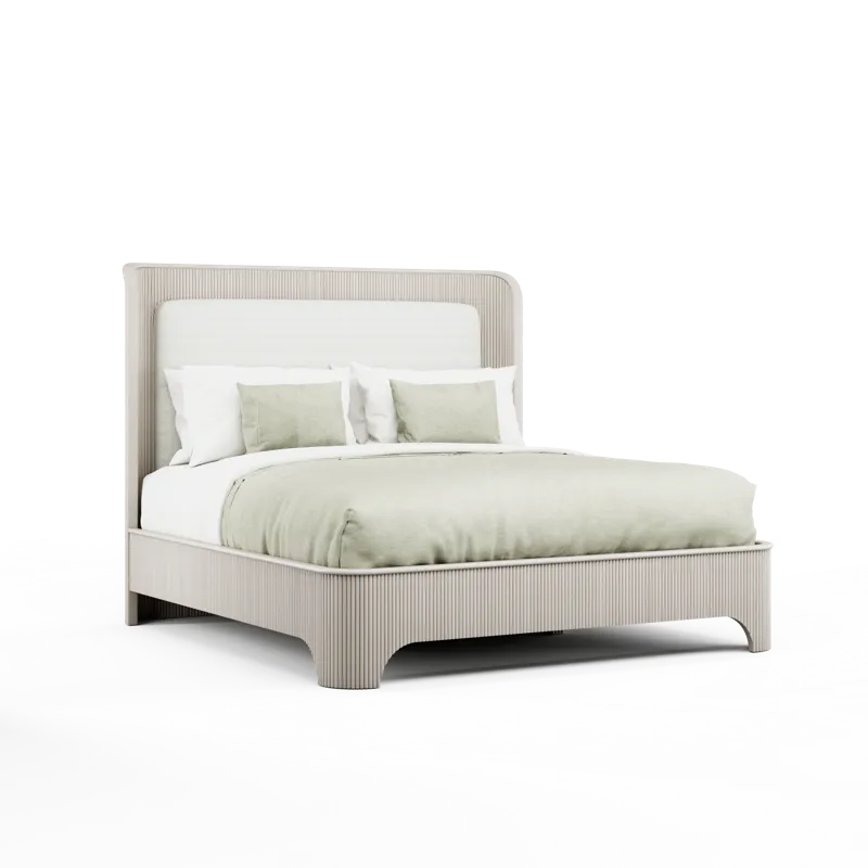 Queen Bed-Blanca