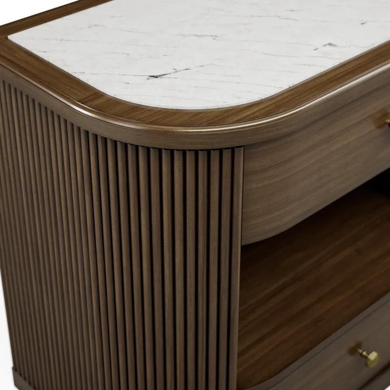 Nightstand-Sienna Brown